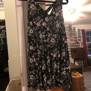Black Floral Dress